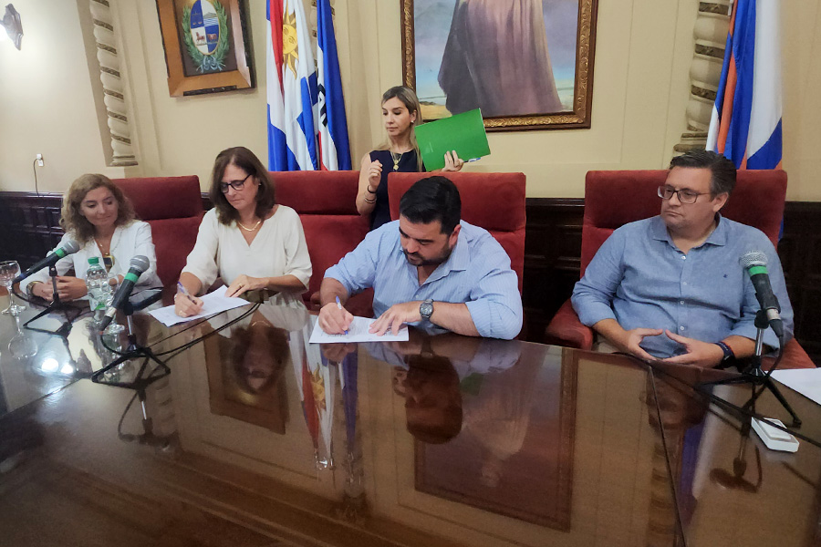 Firma del convenio